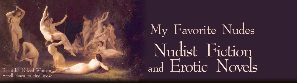 Elegant nude photography. This image is 'Nymphaeum' by the 19th-century French Academic painter William Bouguereau.